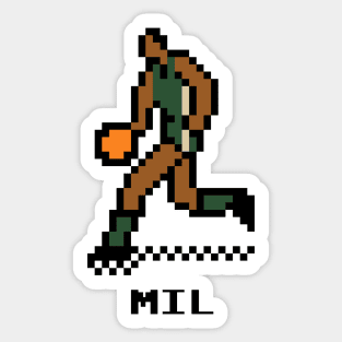 8-Bit Basketball - Milwaukee Sticker